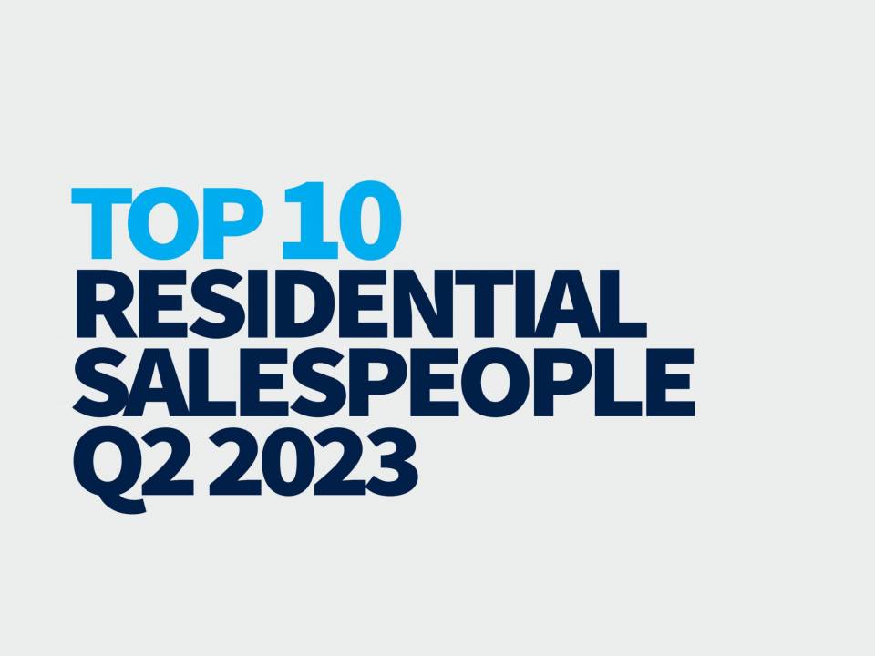 Top 10 Salespeople Q2, 2023